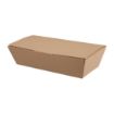 Picture of Colpac Compostable Kraft Food Boxes 250mm (Pack of 150) - FA363