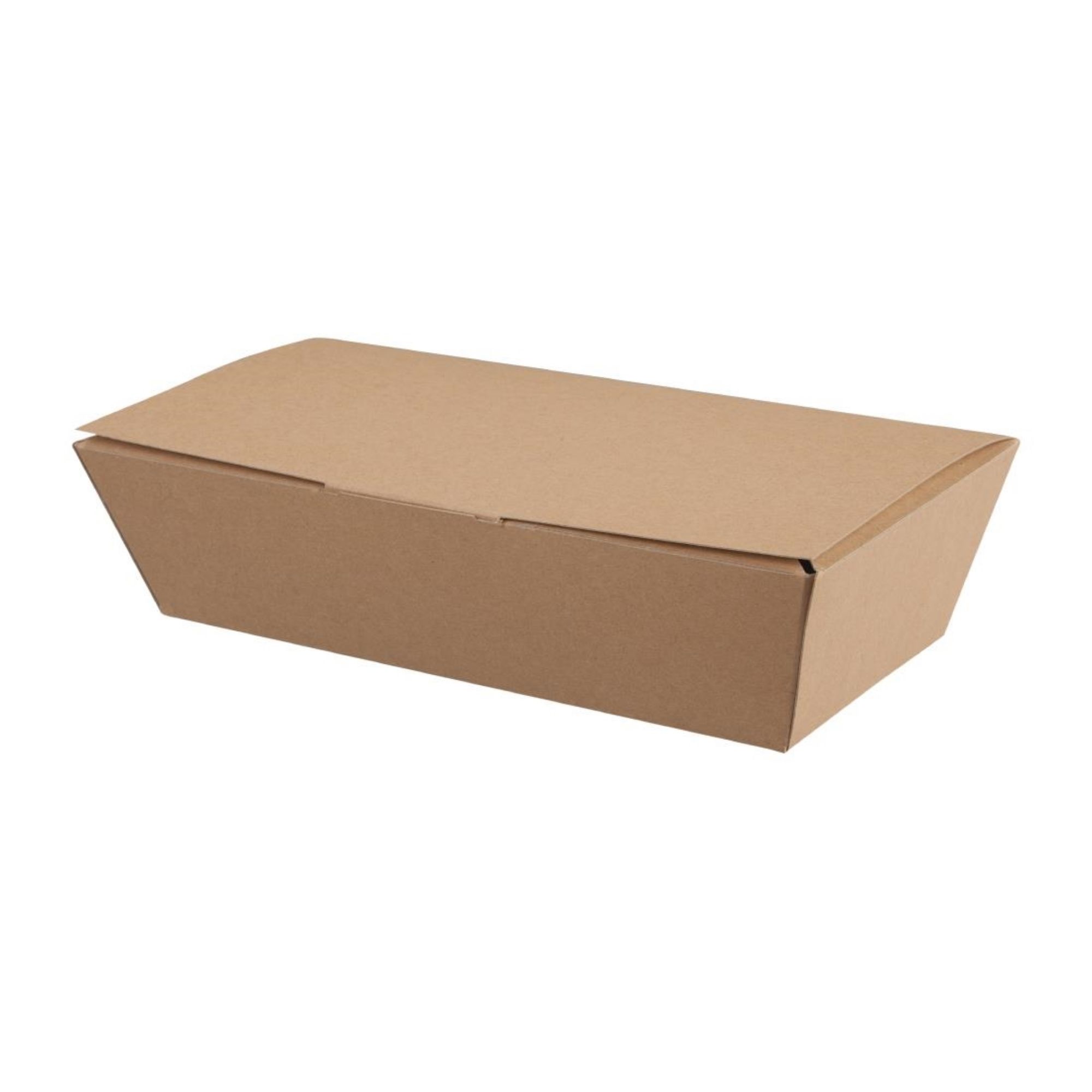 Picture of Colpac Compostable Kraft Food Boxes 250mm (Pack of 150) - FA363