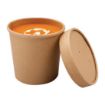 Picture of Colpac Recyclable Kraft Microwavable Soup Cups 350ml / 12oz (Pack of 500) - FA369