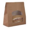 Picture of Colpac Recyclable Paper Sandwich Bags With Window Kraft (250 pack) - FA382