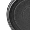 Picture of Olympia Cavolo Textured Black Flat Round Plate - 180mm (Box 6) - FD908