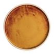 Picture of Olympia Canvas Flat Round Plate Sienna Rust 250mm (Pack of 6) - FA308