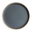 Picture of Olympia Canvas Flat Round Plate Blue Granite 250mm (Pack of 6) - FA301