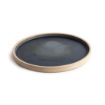 Picture of Olympia Canvas Flat Round Plate Blue Granite 250mm (Pack of 6) - FA301