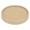 Picture of Colpac Recyclable Kraft Microwavable Soup Cup Lids 8oz and 12oz (Pack of 500) - FA367