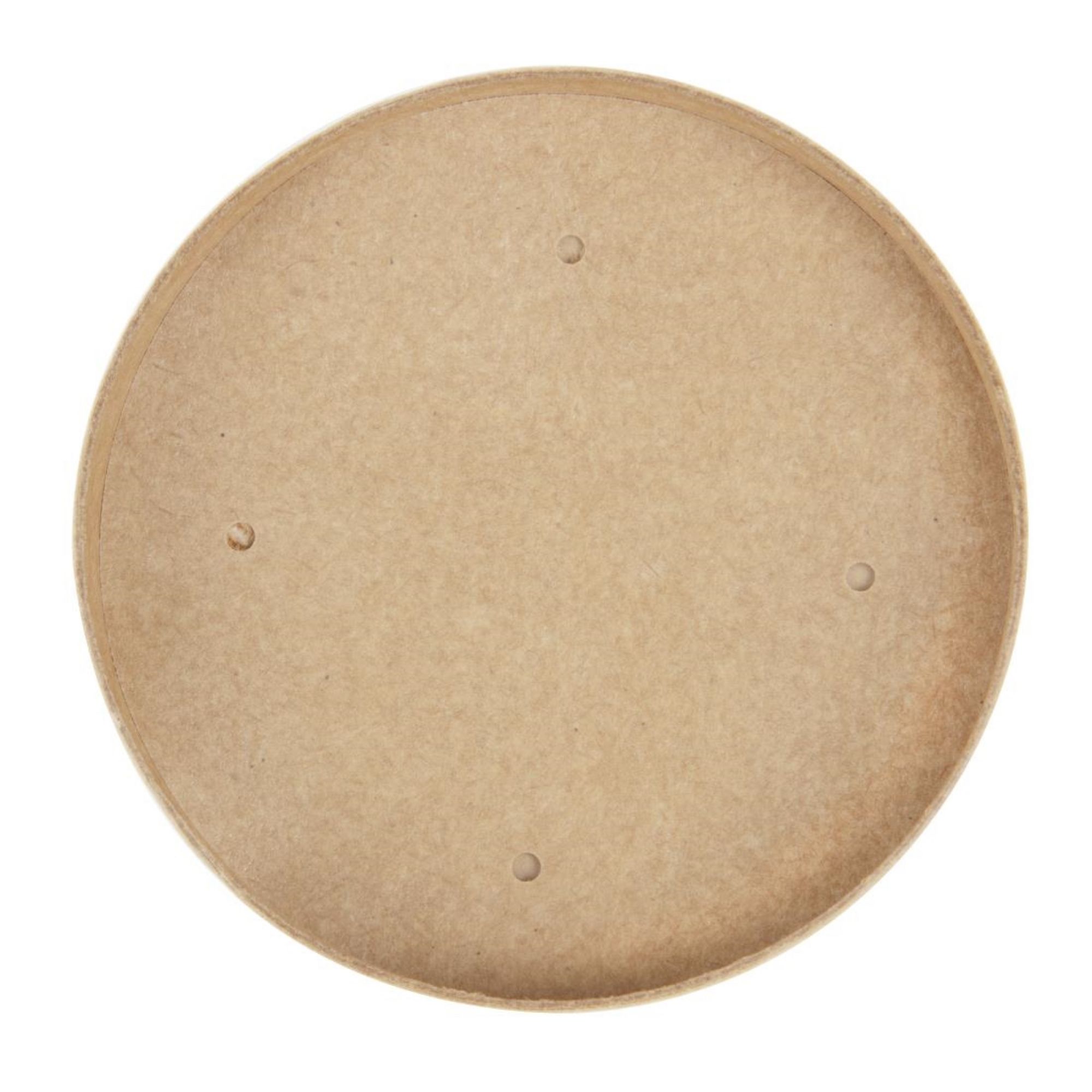 Picture of Colpac Recyclable Kraft Microwavable Soup Cup Lids 8oz and 12oz (Pack of 500)