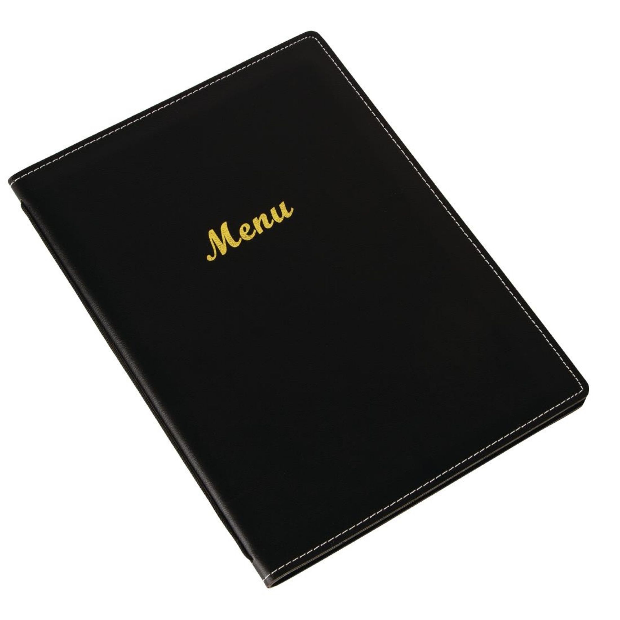 Picture of Olympia Faux Leather Menu Cover A4 Black