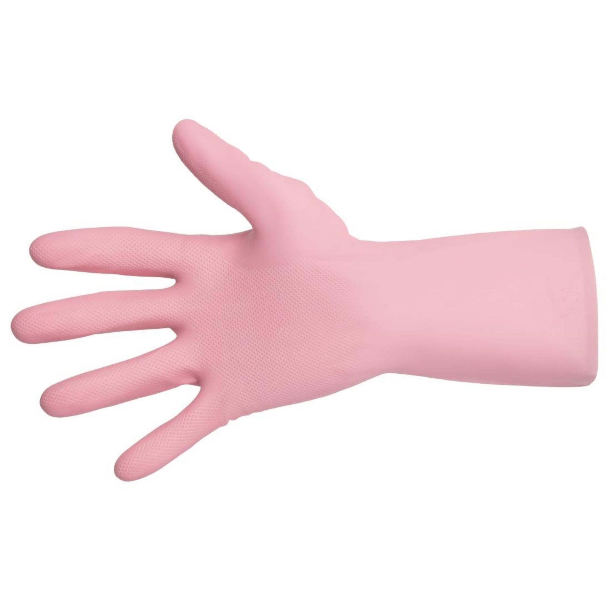 Picture of MAPA Vital 115 Liquid-Proof Light-Duty Janitorial Gloves Pink Medium - FA290-M
