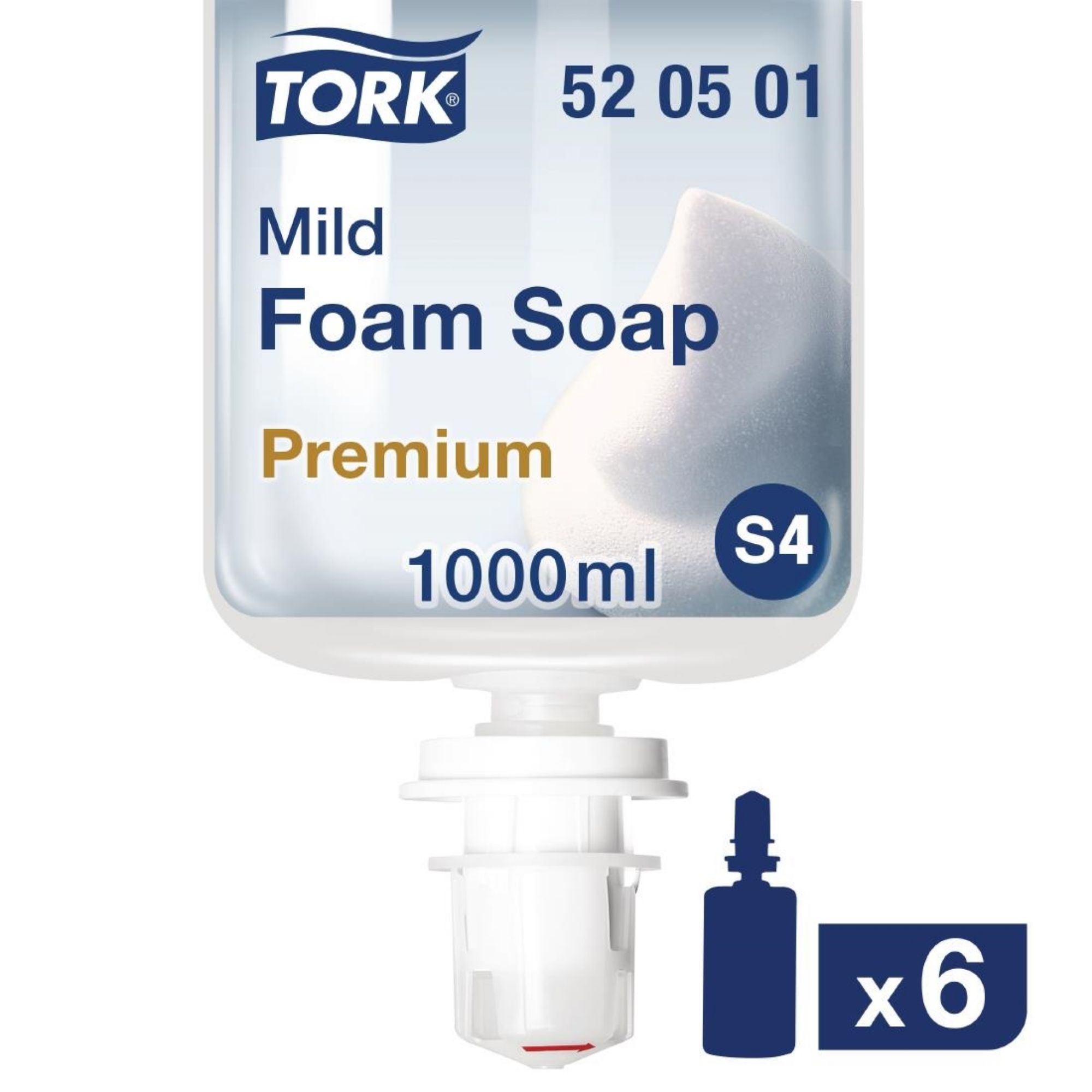 Picture of Tork Perfumed Mild Foam Hand Soap 1Ltr (Pack of 6)