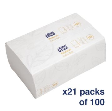 Picture of Tork Xpress Extra-Soft Multi-Fold Hand Towels 2-Ply (2100 Pack)