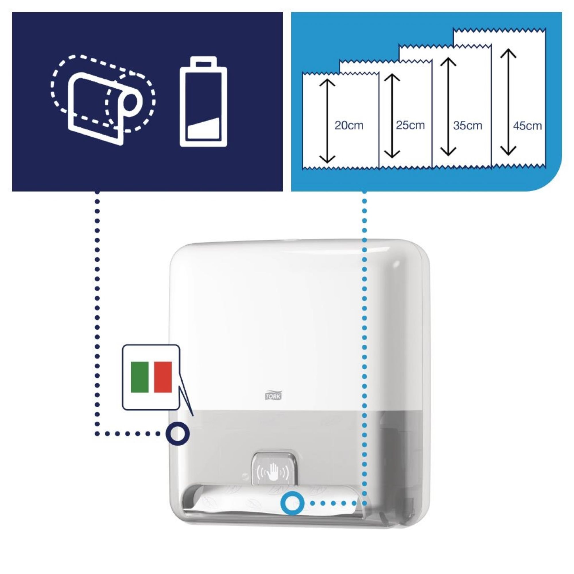 Picture of Tork Matic Automatic Hand Towel Roll Dispenser White