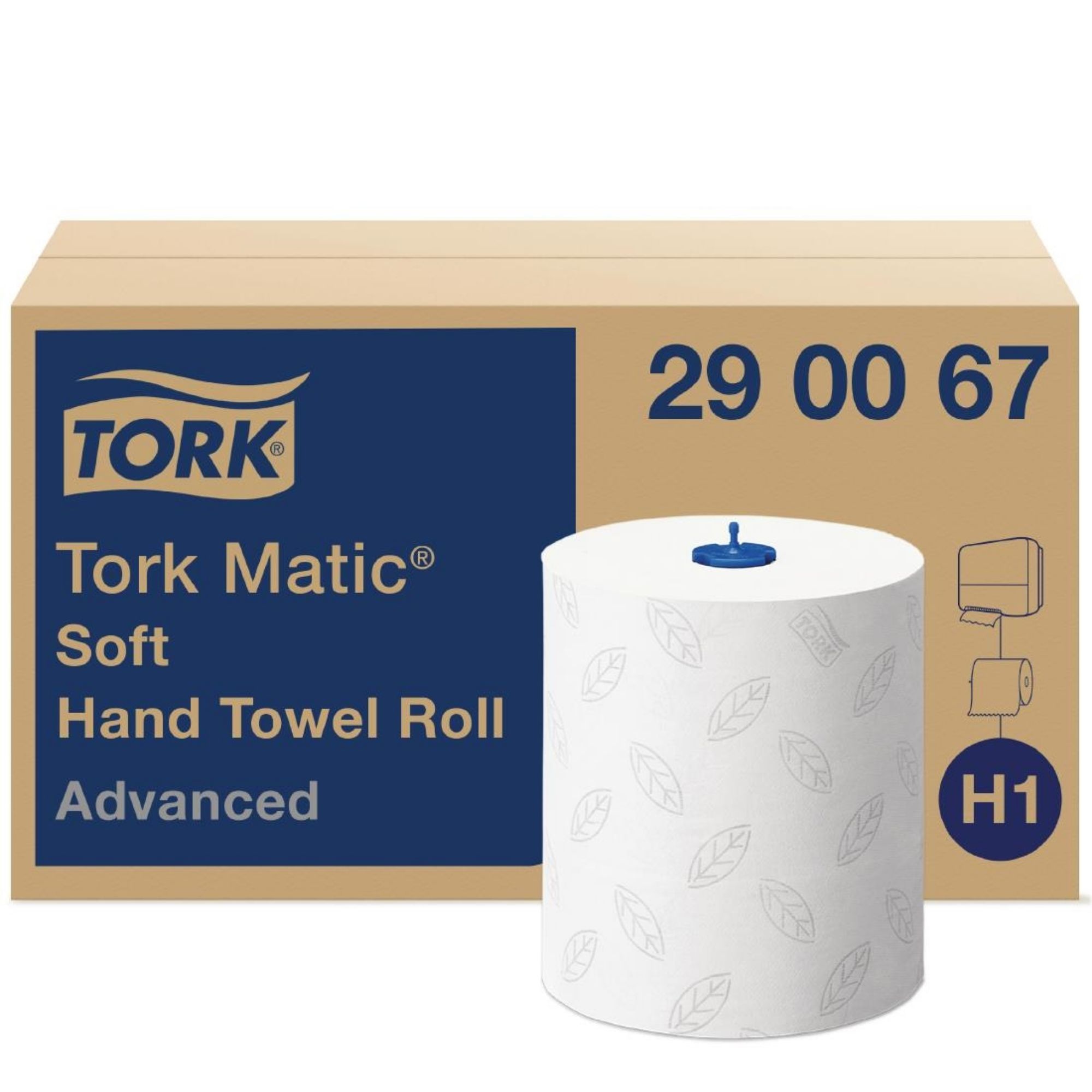 Picture of Tork Advanced Hand Towel Rolls 2-Ply 150m (Pack of 6)