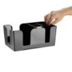 Picture of Olympia Kristallon Plastic Bar Caddy Black - F980