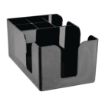 Picture of Olympia Kristallon Plastic Bar Caddy Black - F980