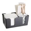 Picture of Olympia Kristallon Plastic Bar Caddy Black - F980