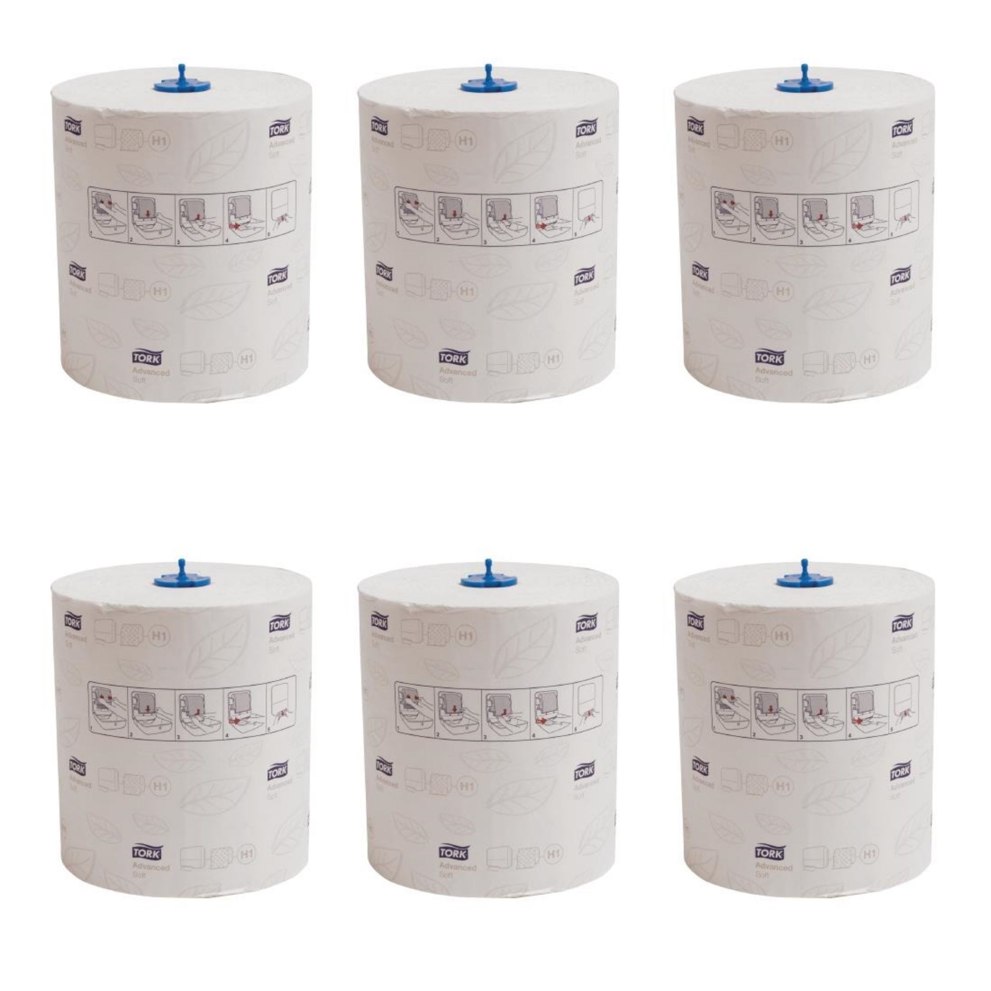 Picture of Tork Advanced Hand Towel Rolls 2-Ply 150m (Pack of 6)