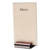 Picture of Olympia Curved Stainless Steel Menu Card Holder - F778