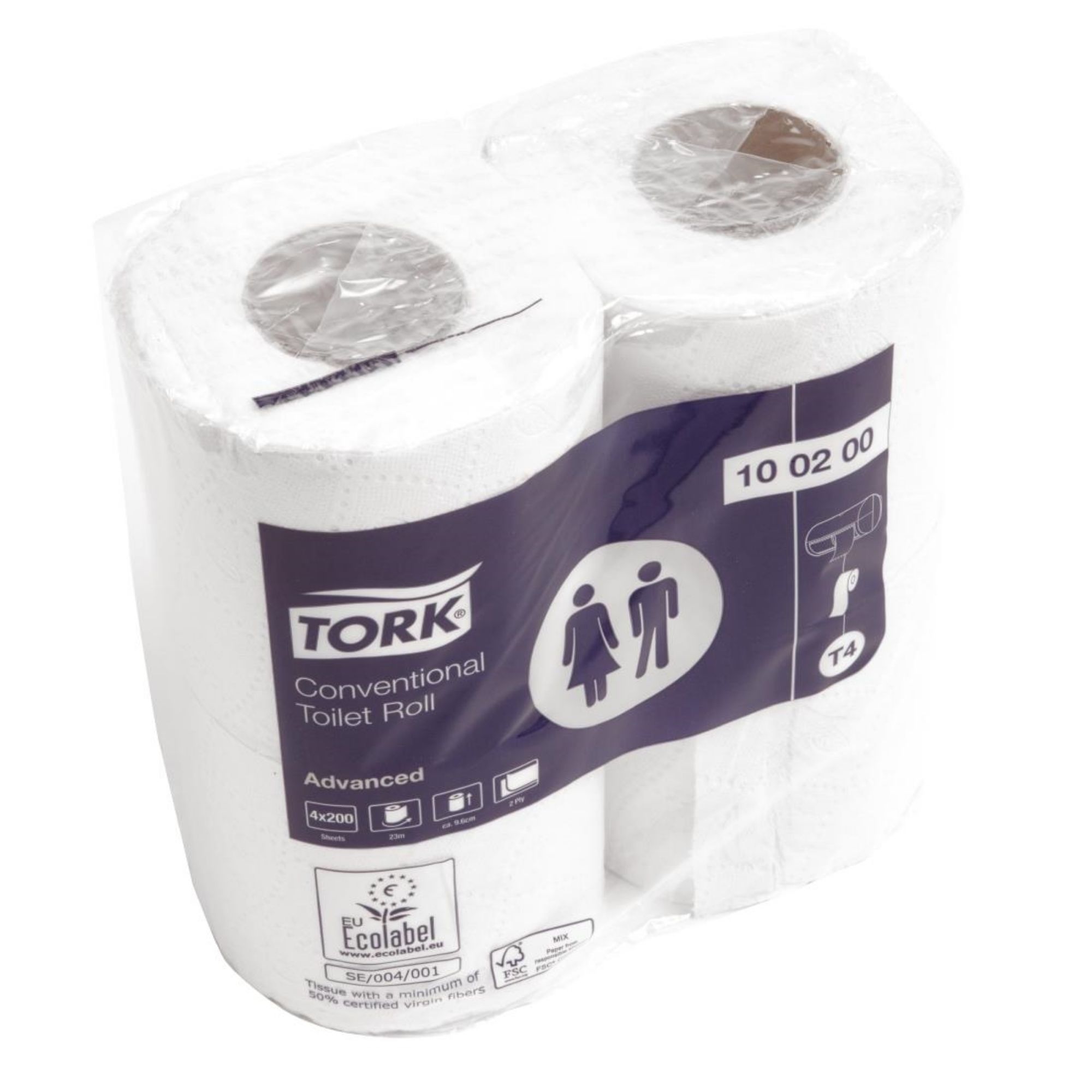 Picture of Tork Advanced Conventional Toilet Rolls (Pack of 36)