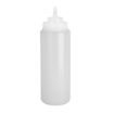 Picture of Vogue Clear Wide Neck Squeeze Sauce Bottle 32oz - E093