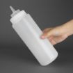 Picture of Vogue Clear Wide Neck Squeeze Sauce Bottle 32oz - E093