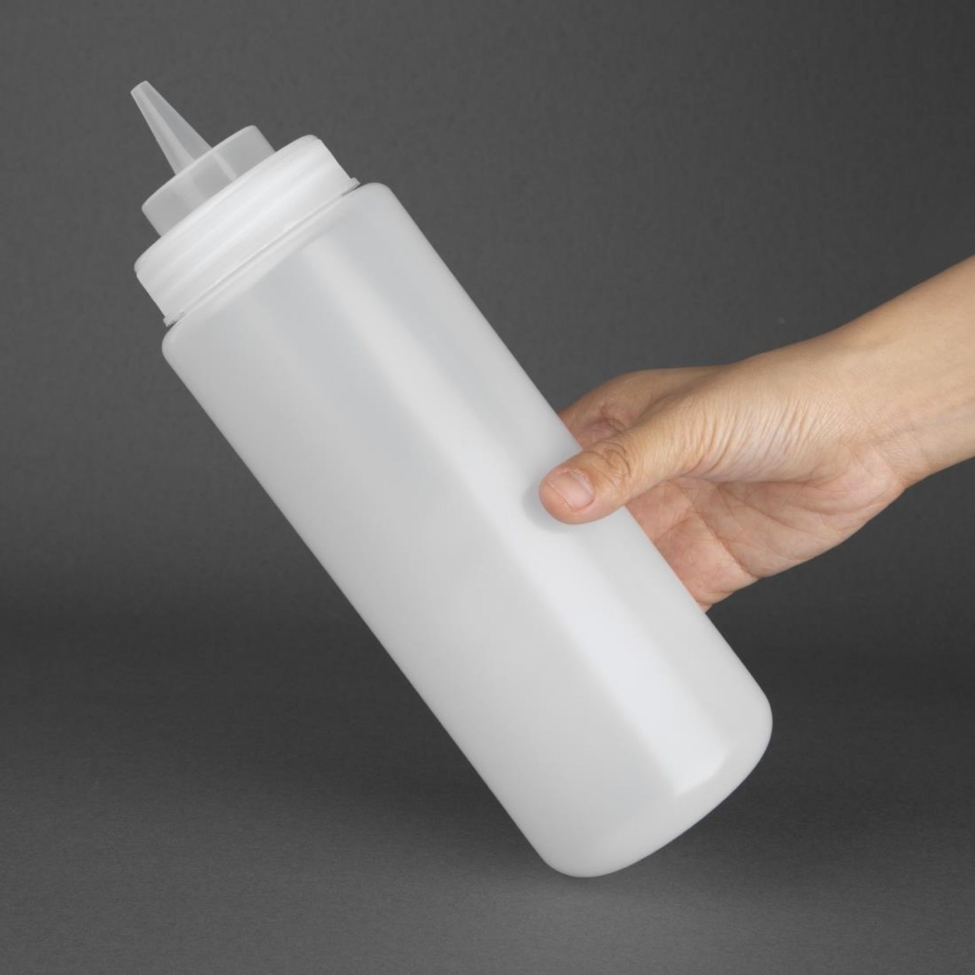 Picture of Vogue Clear Wide Neck Squeeze Sauce Bottle 32oz