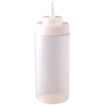 Picture of Vogue Clear Wide Neck Squeeze Sauce Bottle 16oz