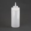 Picture of Vogue Clear Wide Neck Squeeze Sauce Bottle 16oz - E092