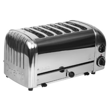 Picture of Dualit 6 Slice Vario Toaster Stainless Steel 60144