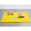 Picture of Hygiplas High Density Antibacterial Yellow Chopping Board 455x305x12mm - F156