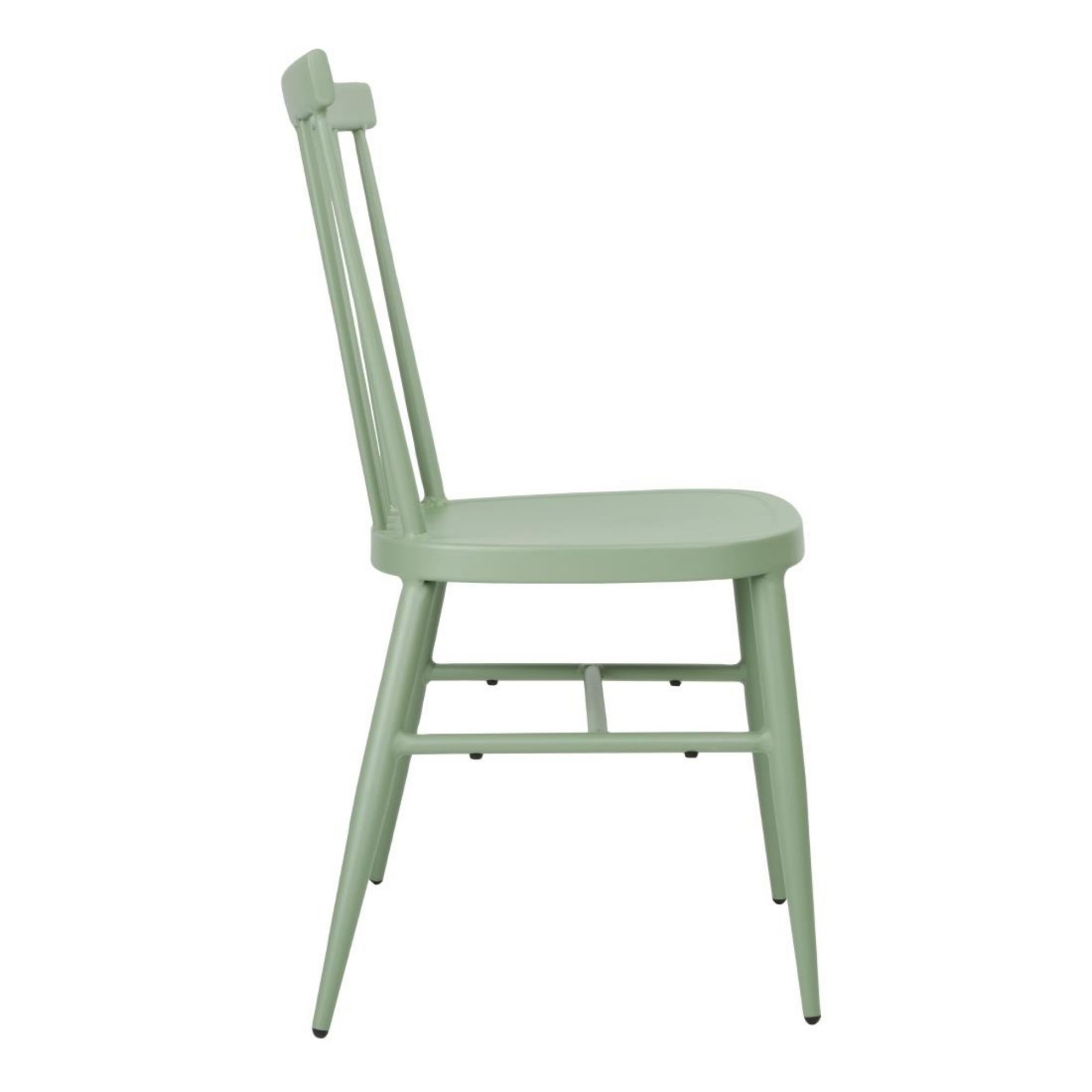 Picture of Bolero Windsor Aluminium Green Chairs (Pack of 4)