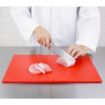 Picture of Hygiplas High Density Antibacterial Red Chopping Board 455x305x12mm - F155