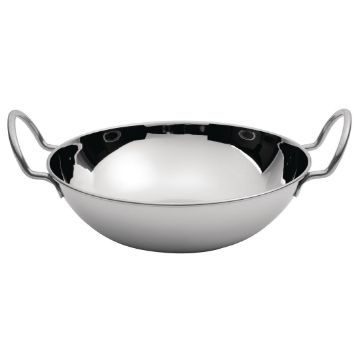 Picture of Olympia Flat Bottomed Balti Serving Dish Small 148mm
