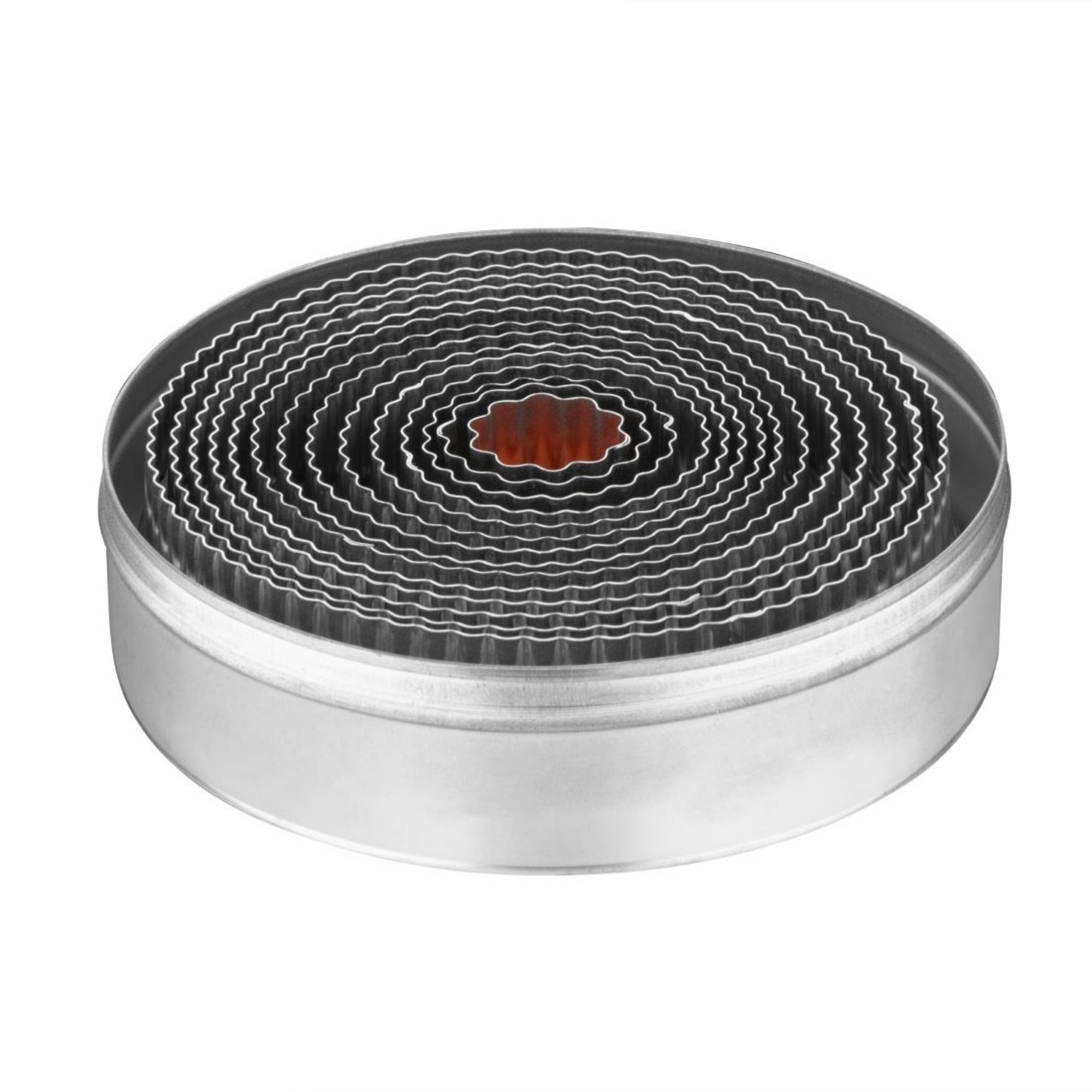 Picture of Vogue Round Fluted Pastry Cutter Set (Pack of 11)