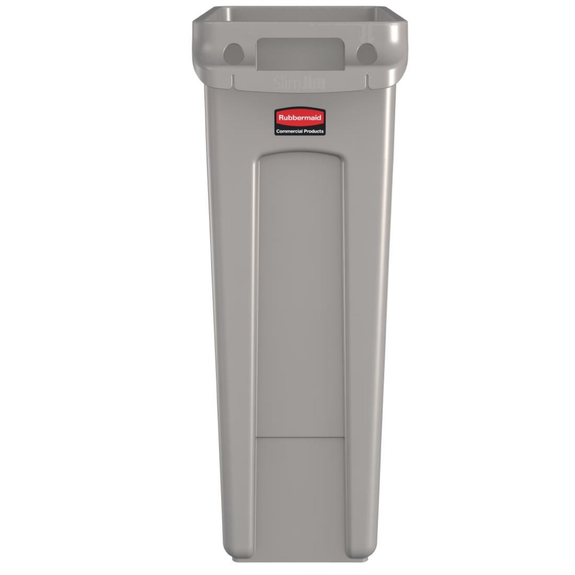 Picture of Rubbermaid Slim Jim Container with Venting Channels Grey 60Ltr