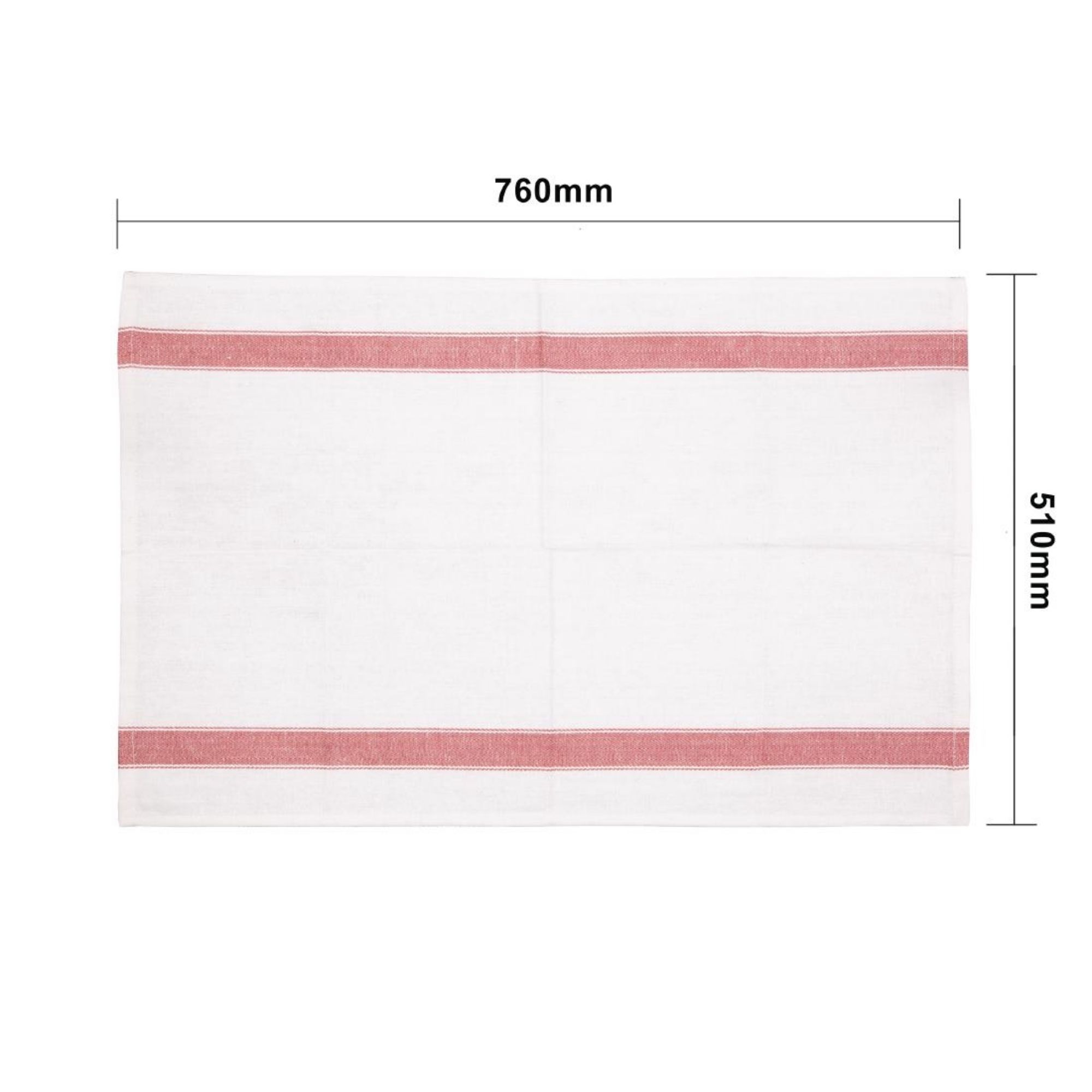 Picture of Vogue Heavy Tea Towel Red