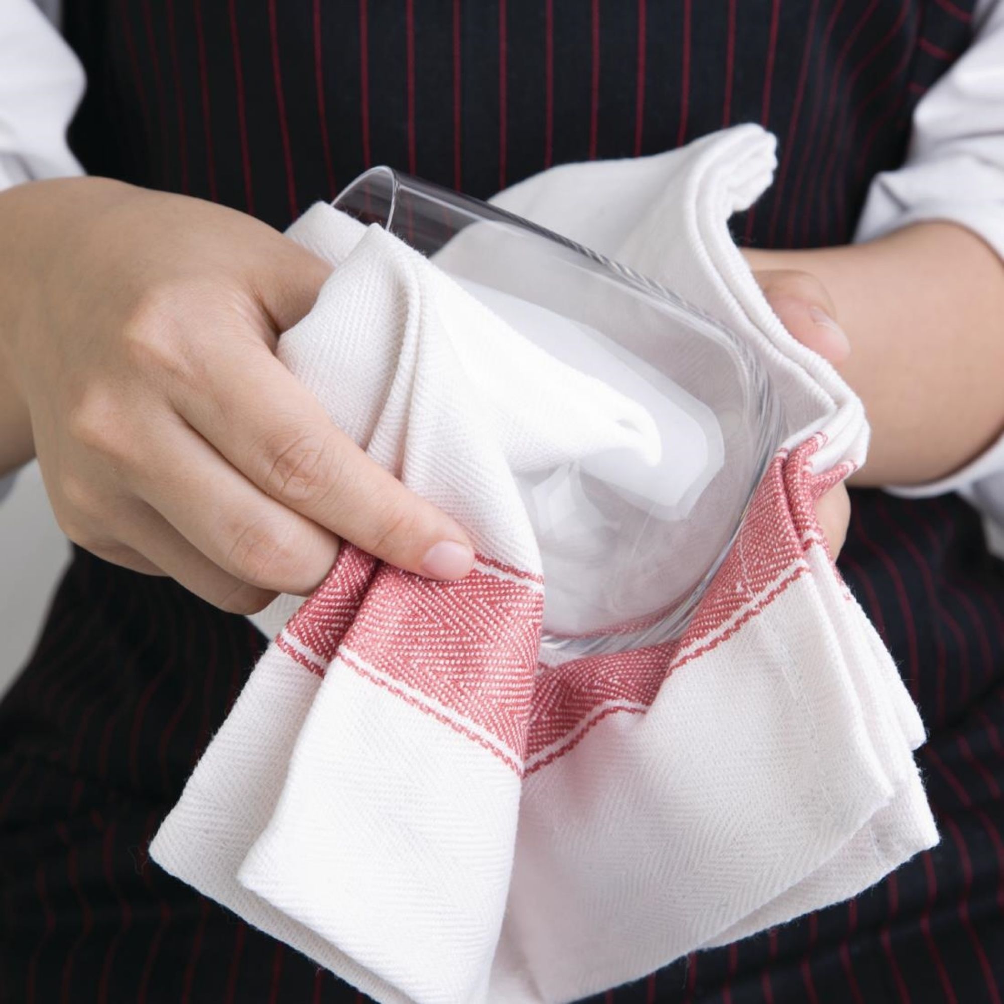 Picture of Vogue Heavy Tea Towel Red