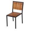 Picture of Bolero Steel & Acacia Side Chairs (Pack of 4) - DS150