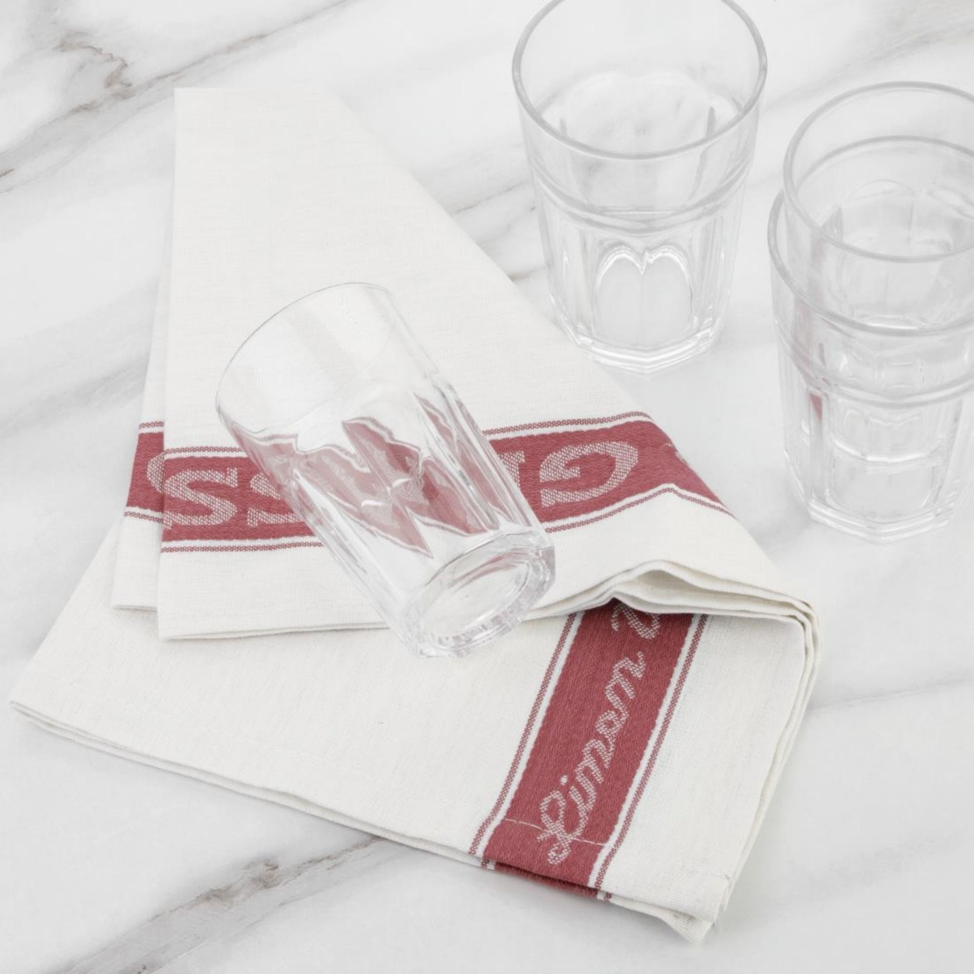 Picture of Vogue Glass Cloth Red