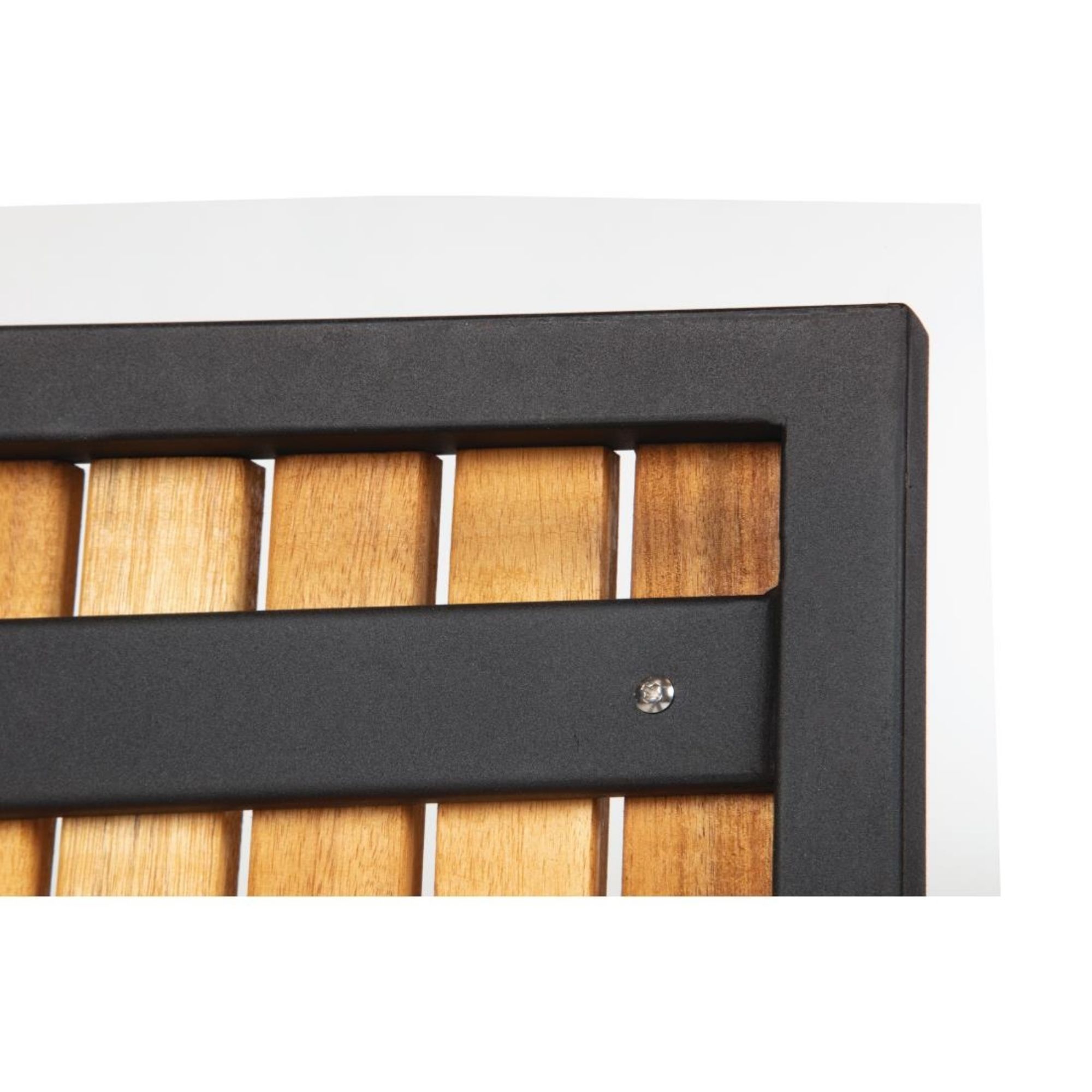 Picture of Bolero Steel & Acacia Armchair (Pack of 4)