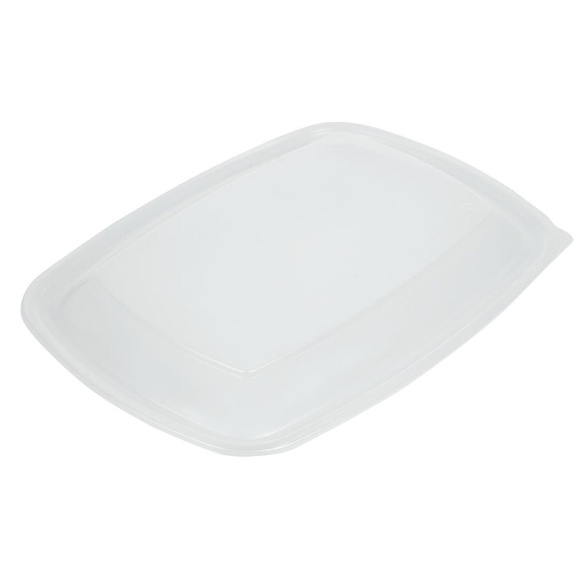 Picture of Fastpac Large Rectangular Food Container Lids 1350ml / 48oz (Pack of 150) - DW785
