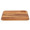 Picture of Olympia Rounded Acacia Wooden Serving Board - DP156