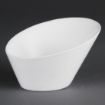 Picture of Olympia Whiteware Oval Sloping Bowls 154 x 133mm 335ml (Pack of 4) - CB079
