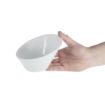 Picture of Olympia Whiteware Oval Sloping Bowls 154 x 133mm 335ml (Pack of 4) - CB079