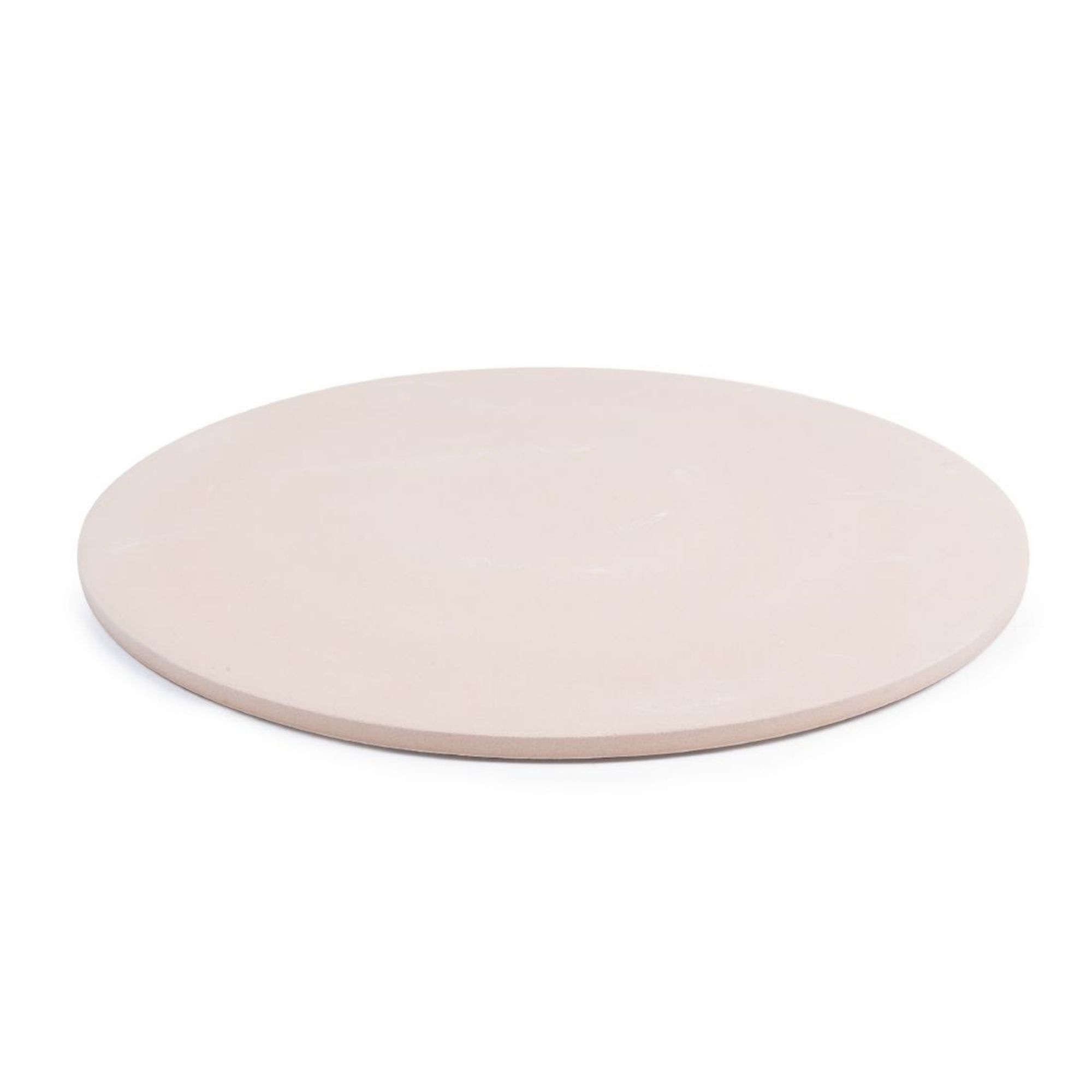 Picture of Round Pizza Stone with Metal Serving Rack 15in