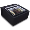Picture of CombiSteel Customer Side Opens Ice Cream Display CounterTop Black