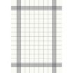 Picture of Duni Bistro Towel Napkin 38x54cm Granite Grey Check on White (Pack 250) - CY524