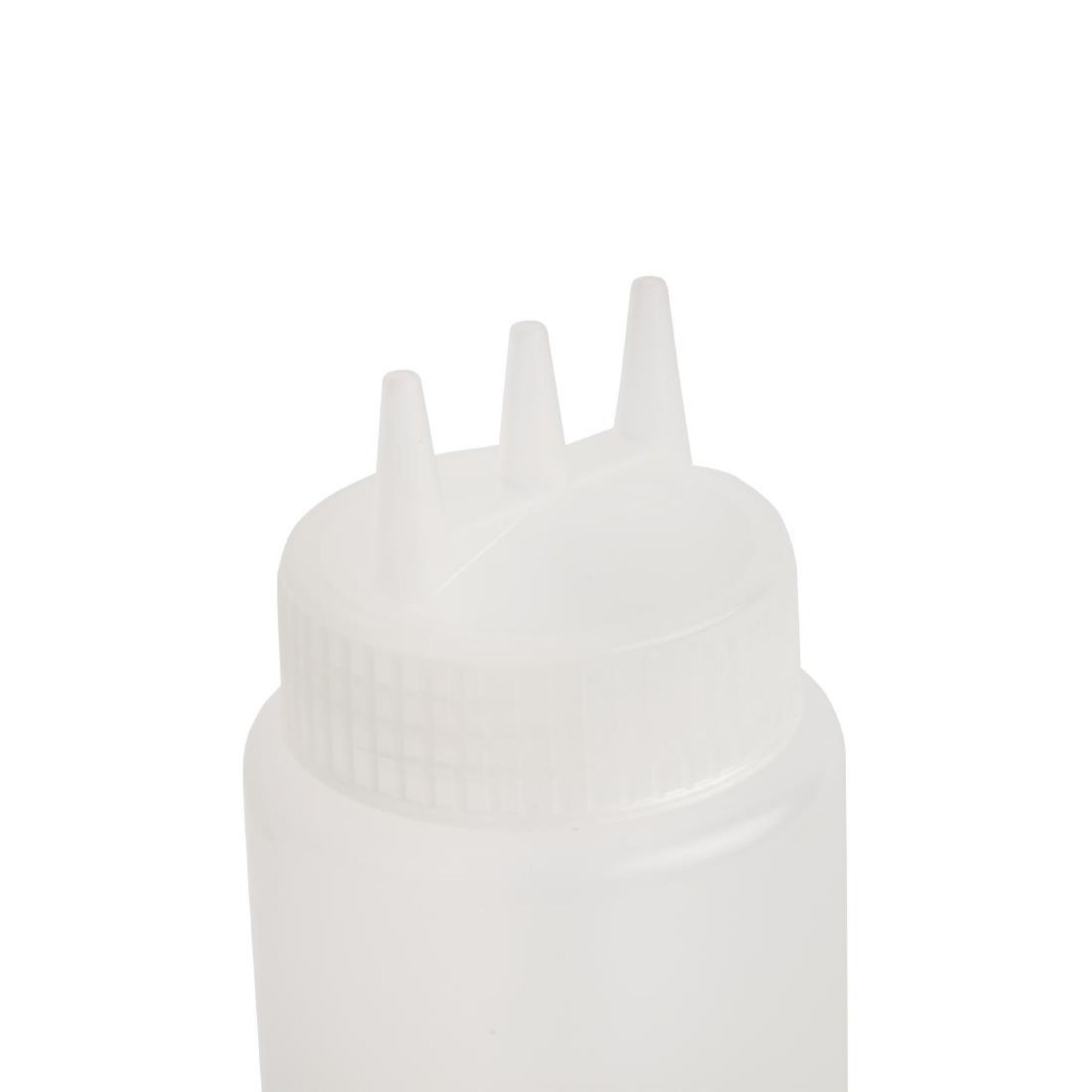Picture of Vogue Clear 3 Nozzle Squeeze Bottle 24oz