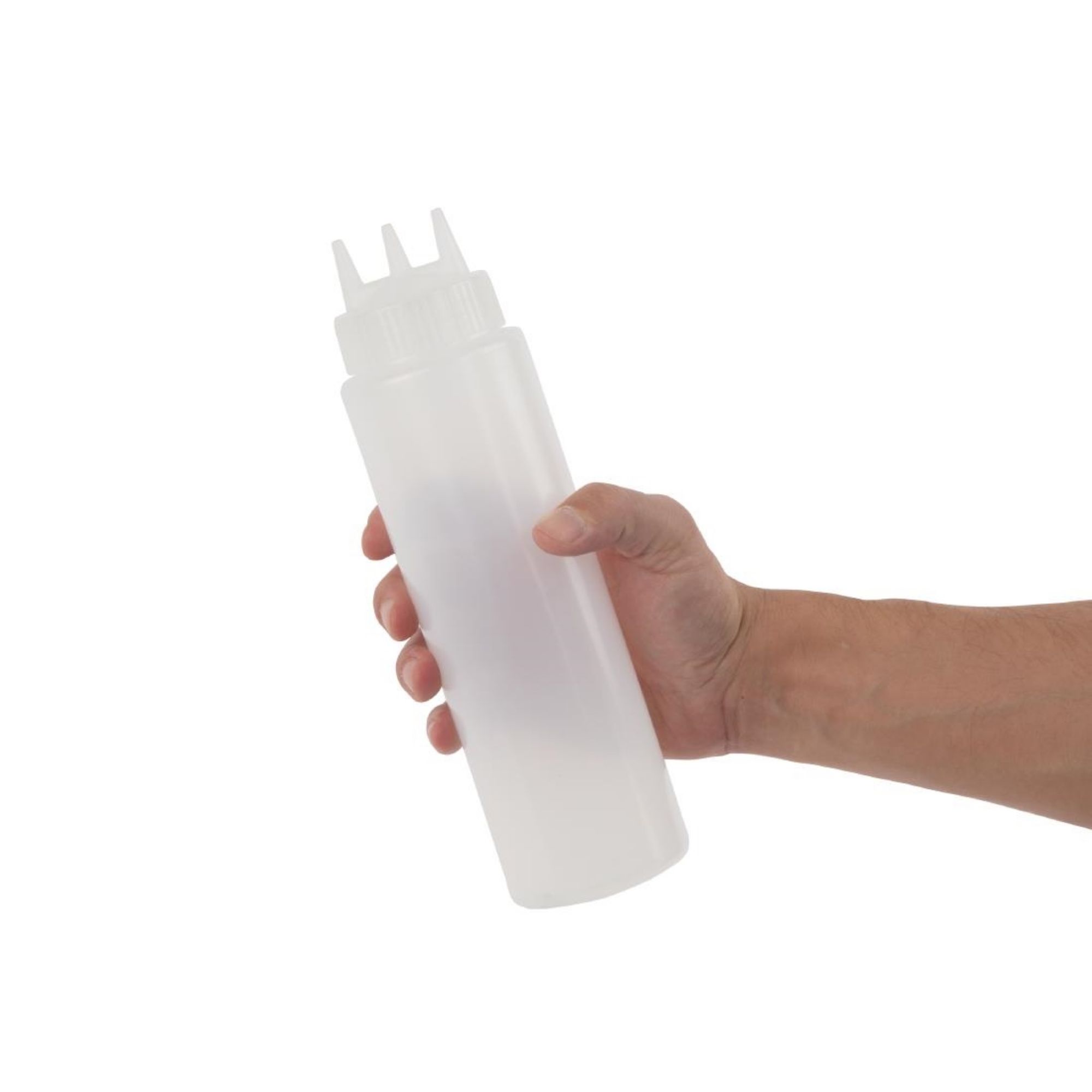 Picture of Vogue Clear 3 Nozzle Squeeze Bottle 24oz