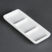 Picture of Olympia Whiteware 3 Section Dishes (Pack of 12) - C336