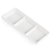 Picture of Olympia Whiteware 3 Section Dishes (Pack of 12) - C336